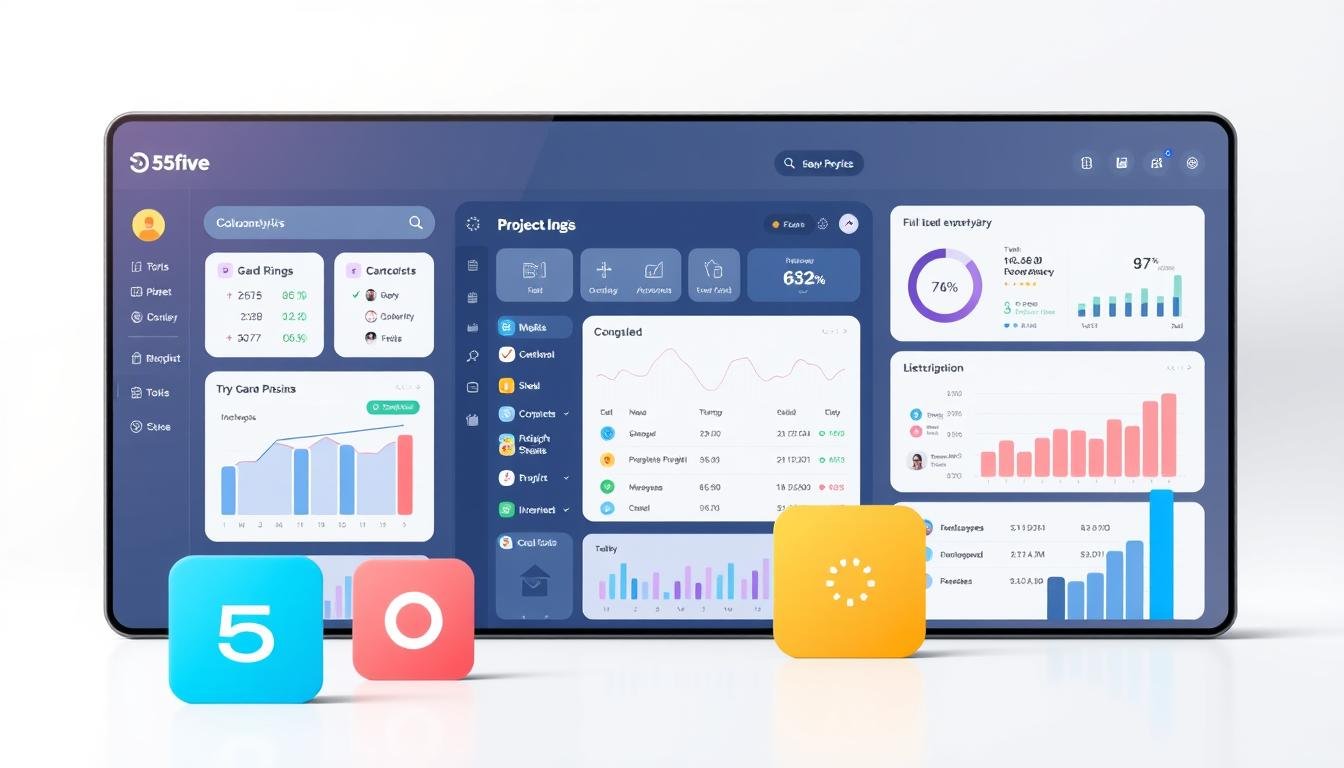 55five productivity platform interface