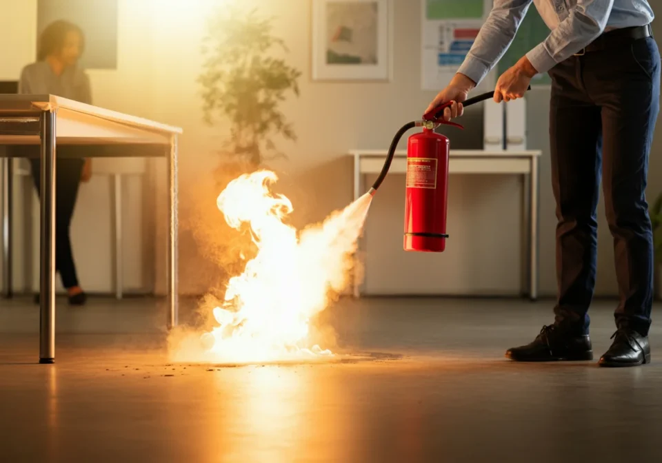 who is responsible for using a fire extinguisher