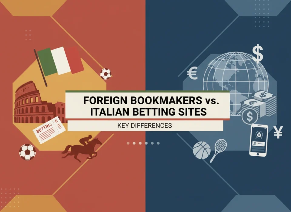 Foreign Bookmakers vs. Italian Betting Sites: Key Differences