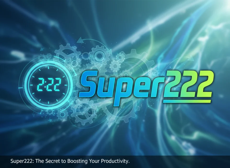 Super222: The Secret to Boosting Your Productivity